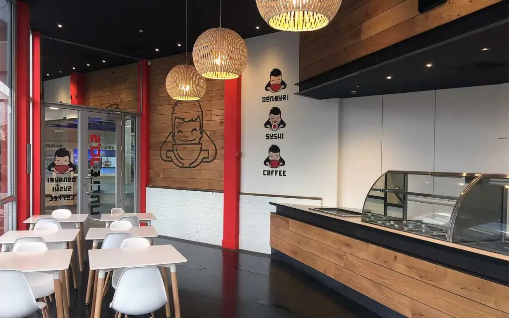 Asian restaurant exterior.