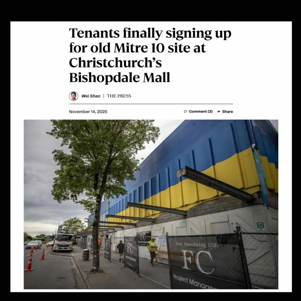 Fitz consulting bishopdale mall project news press